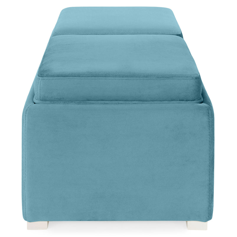 CUBIX Banchetă cu spațiu depozitare, stofă