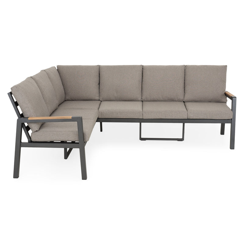 TREINTA Set mobilier terasă/grădină, colțar și masă