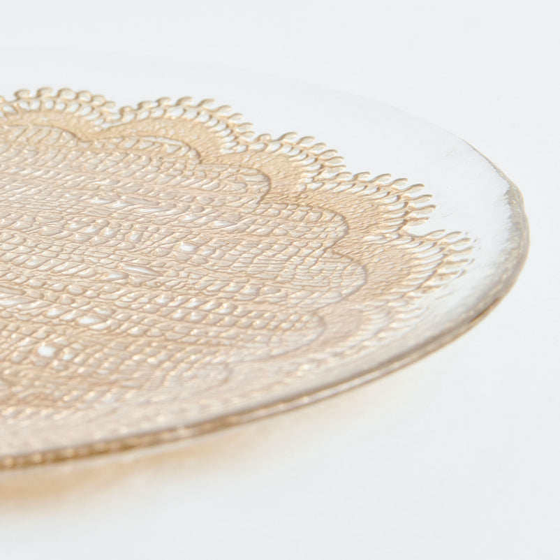 DREAM Farfurie aperitiv, sticlă, D.21cm