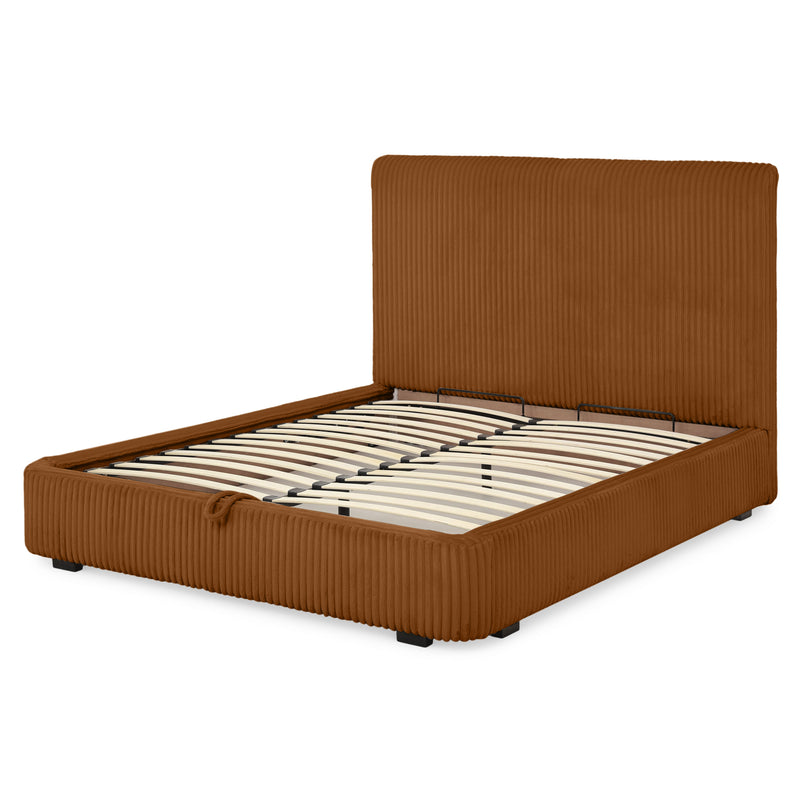 MARYANNE Pat tapițat, 160x200cm, ladă depozitare inclusă