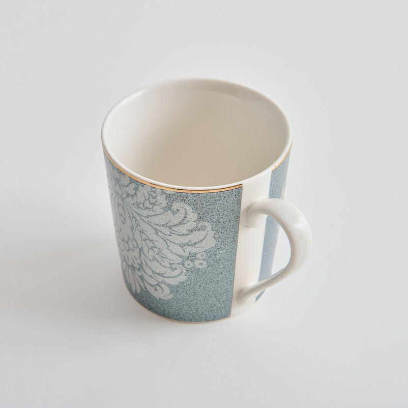 DAMASK Set 2 căni, porțelan, 360ml