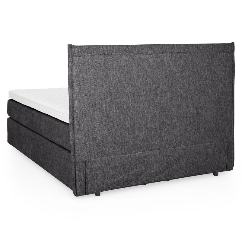 CARLINI Pat tapițat 160x200 cm, saltea și topper incluse