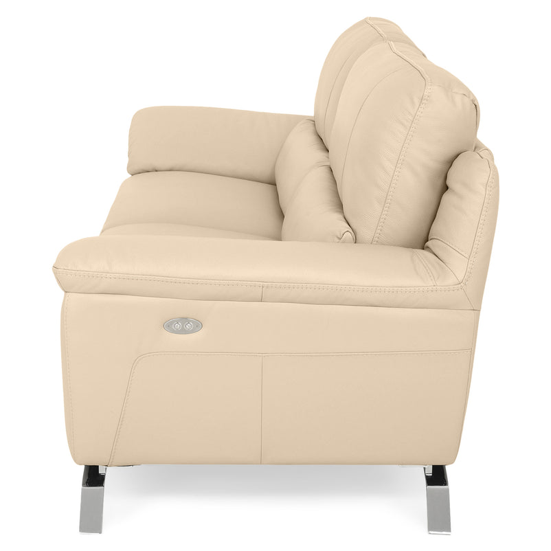 FINDLEY Canapea 3 locuri, 2 reclinere electrice, piele