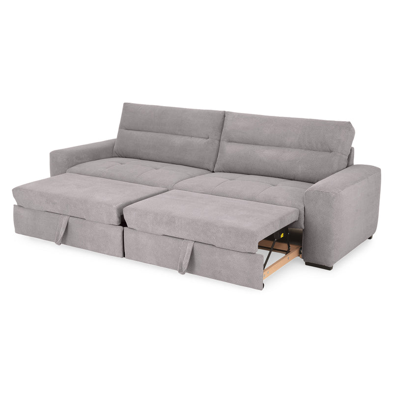 WIDE Canapea extensibilă, 4 locuri, stofă