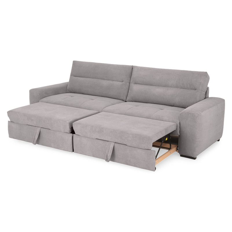 WIDE Canapea extensibilă, 4 locuri, stofă