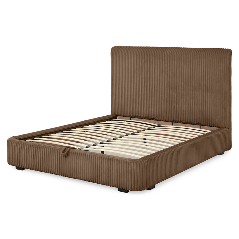 MARYANNE Pat tapițat, 160x200cm, ladă depozitare inclusă