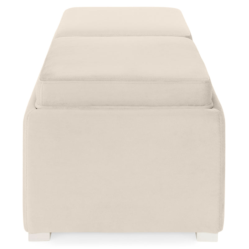 CUBIX Banchetă cu spațiu depozitare, stofă