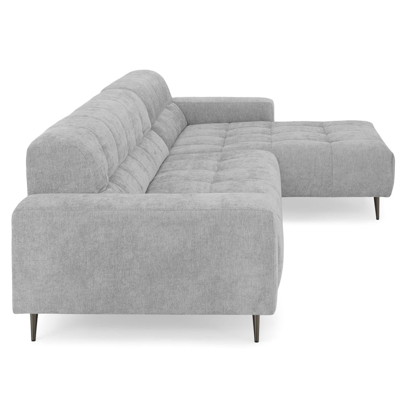 DELTONA Colțar cu șezlong stânga/dreapta, stofă