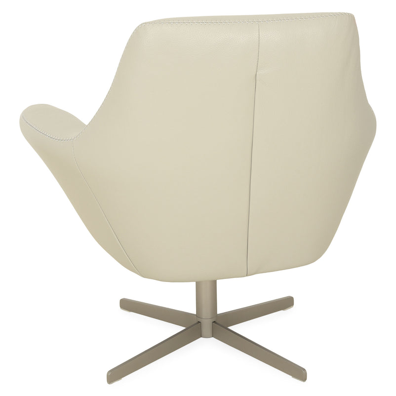 AMBLER Fotoliu rotativ, piele