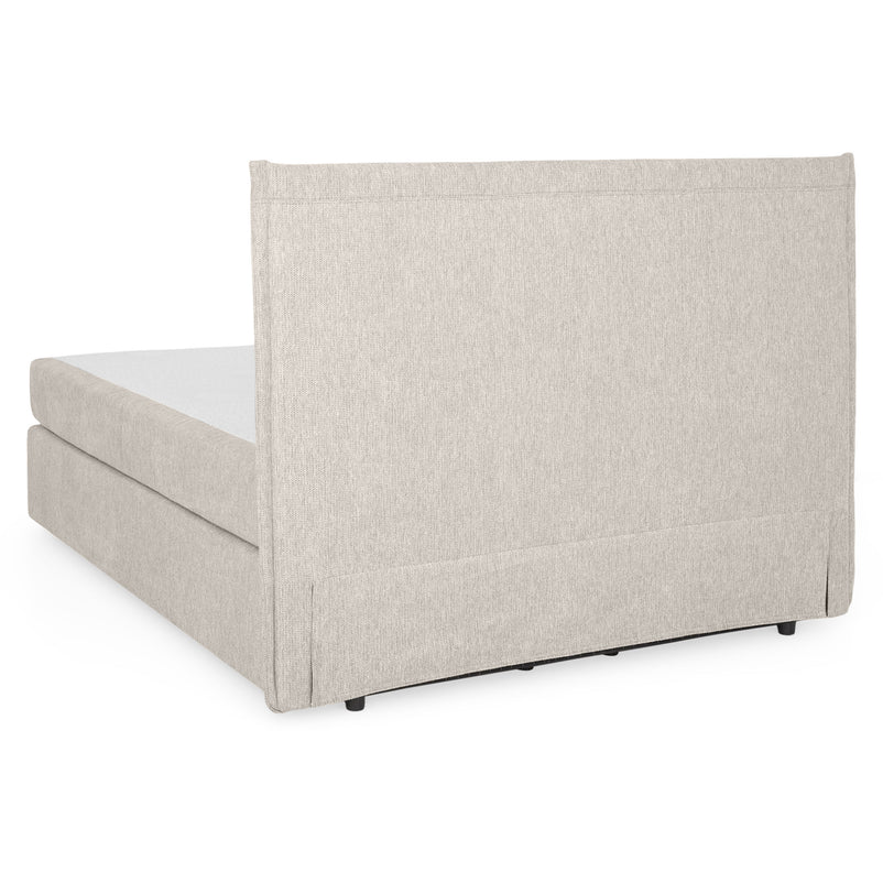 CARLINI Pat tapițat boxspring, 160x200cm, saltea inclusă