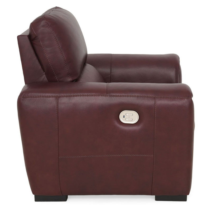 LISMORE Fotoliu cu recliner electric, piele