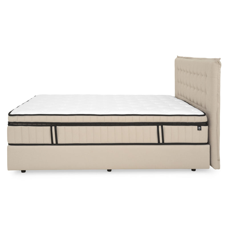 OPERA Pat tapițat, 180x200cm, somieră rabatabilă, ladă și saltea incluse