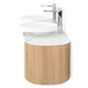 REA Set mobilier baie, mască lavoar, top, 2 lavoare