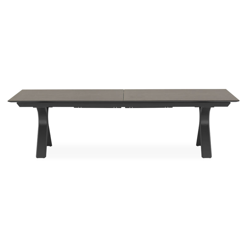 CARSON/BARI Set mobilier terasă/grădină, 8 scaune și masă extensibilă
