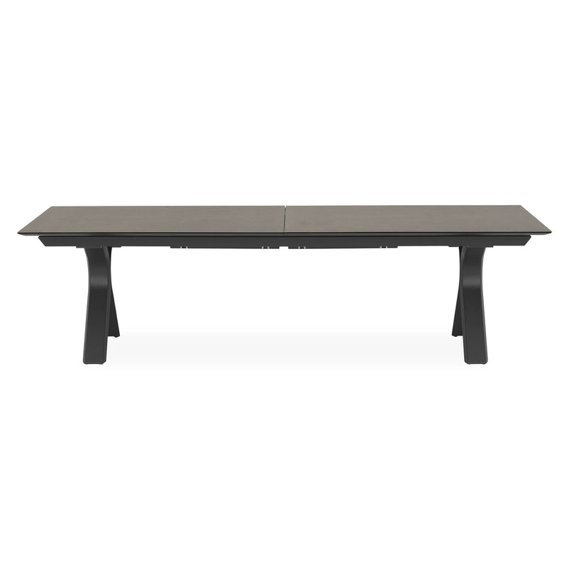 CARSON/BARI Set mobilier terasă/grădină, 8 scaune și masă extensibilă