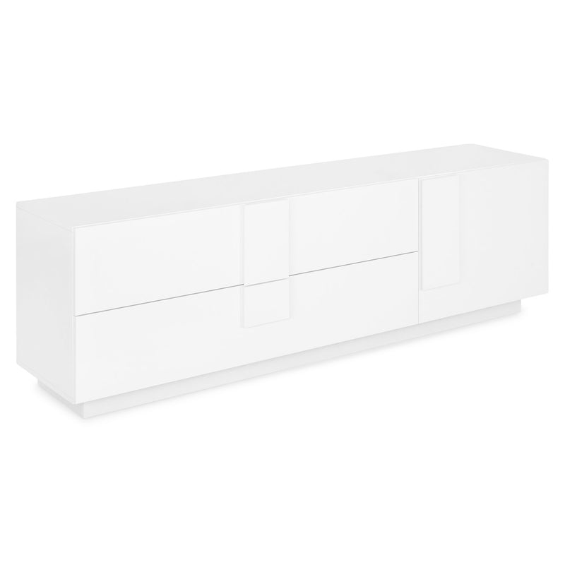 DEVON Comodă TV 1 ușă, 2 sertare