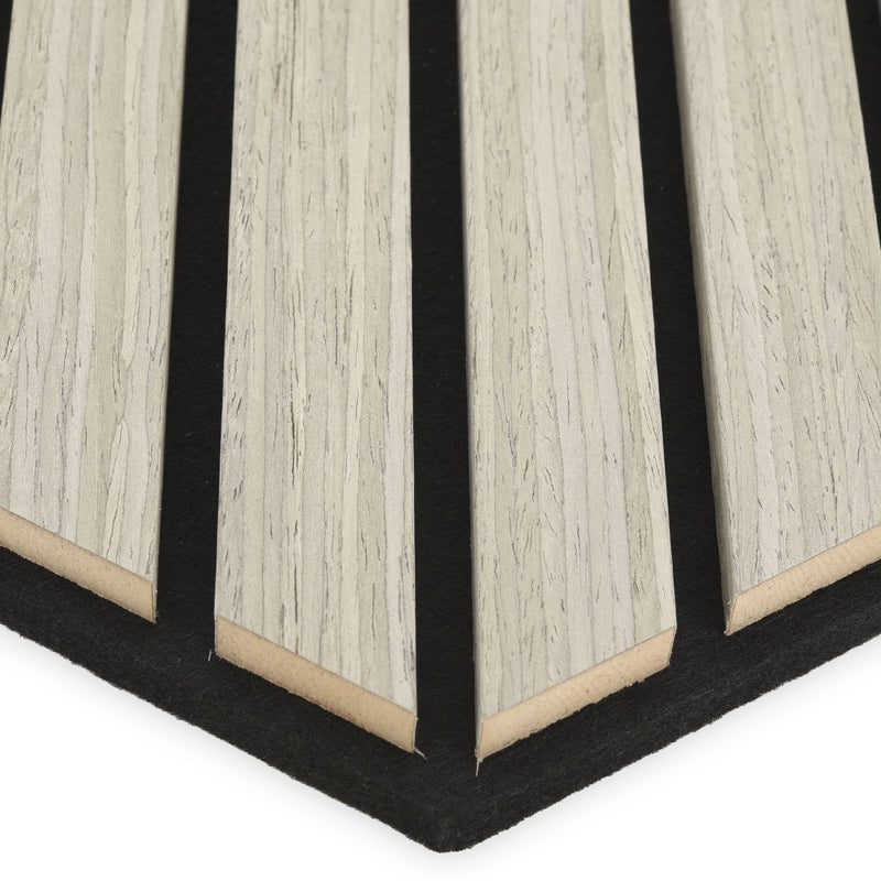 DECORIF Set 6 panouri decorative acustice hexagonale pentru perete