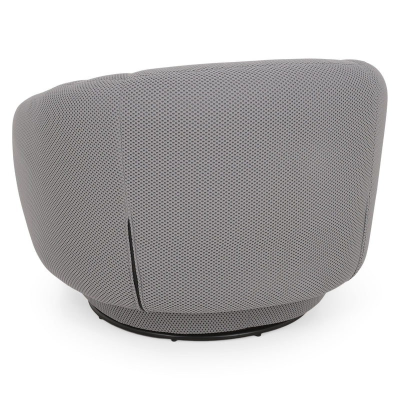 BARTOW Fotoliu rotativ, stofă