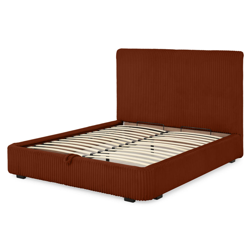 MARYANNE Pat tapițat, 160x200cm, ladă depozitare inclusă