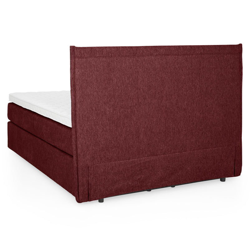 CARLINI Pat tapițat 160x200 cm, saltea și topper incluse