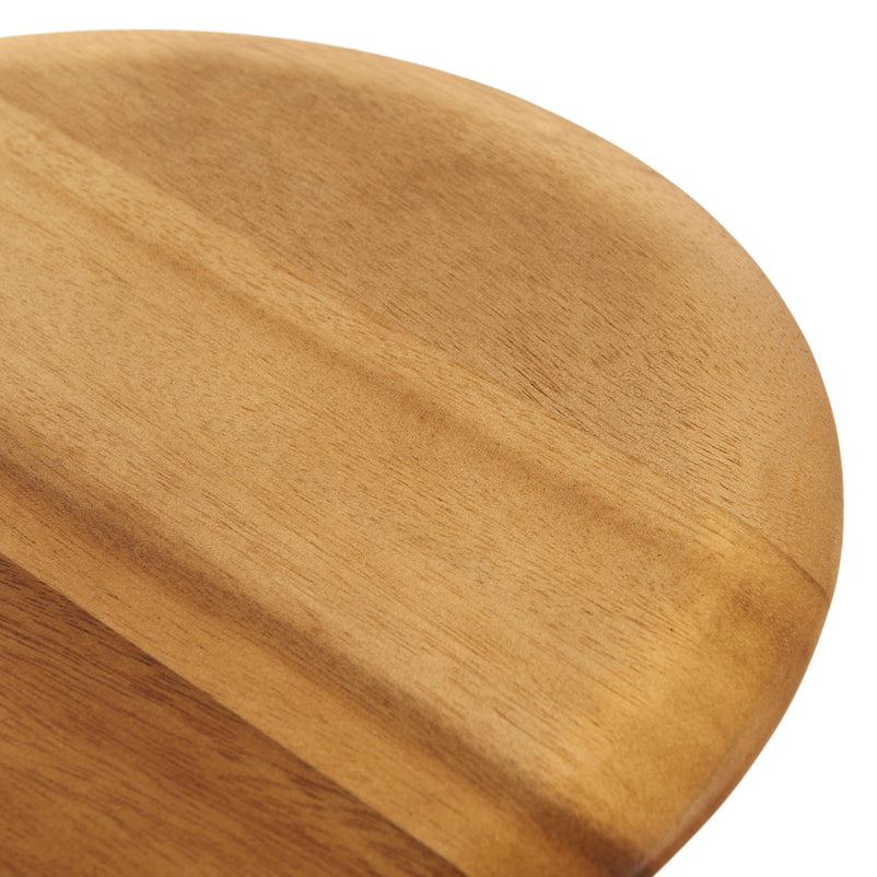 MASAI Platou cu picior, lemn, D.32cm