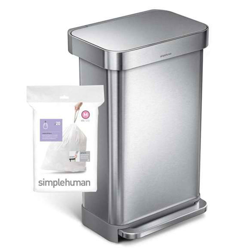 SIMPLEHUMAN Set 20 saci gunoi, 45L