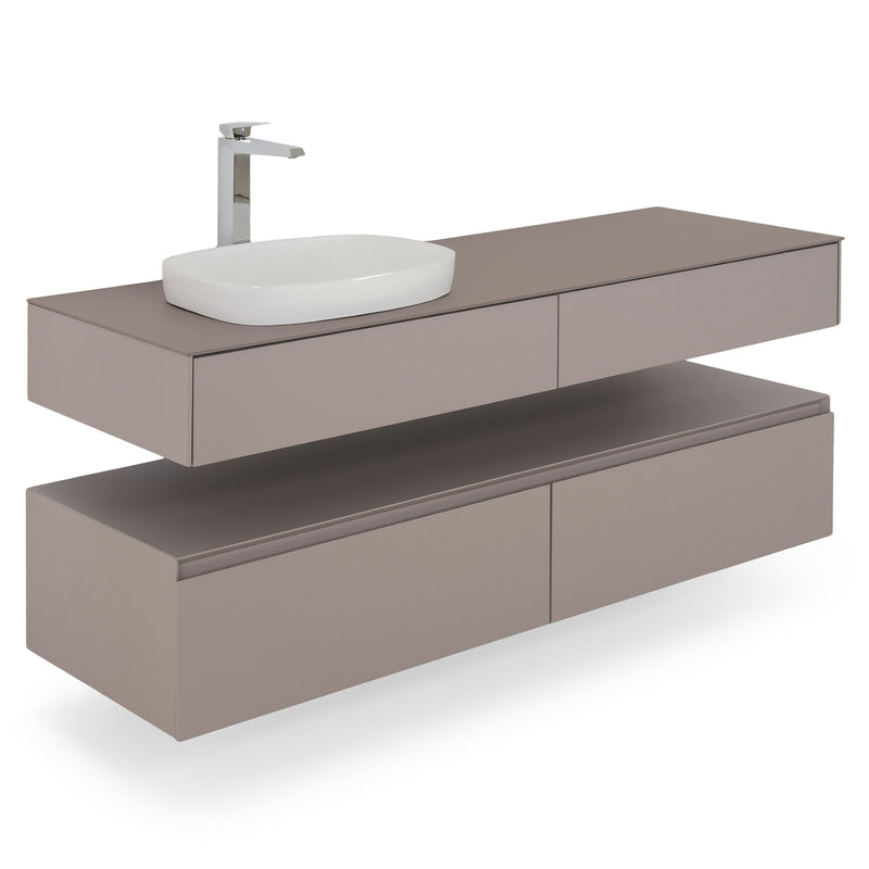 LODI Set mobilier baie, mască lavoar, lavoar, top
