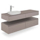 LODI Set mobilier baie, mască lavoar, lavoar, top