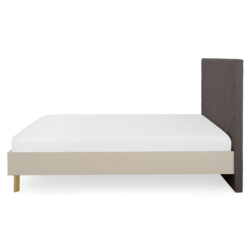 RING Pat cu tăblie tapițată 160x200cm, somieră inclusă