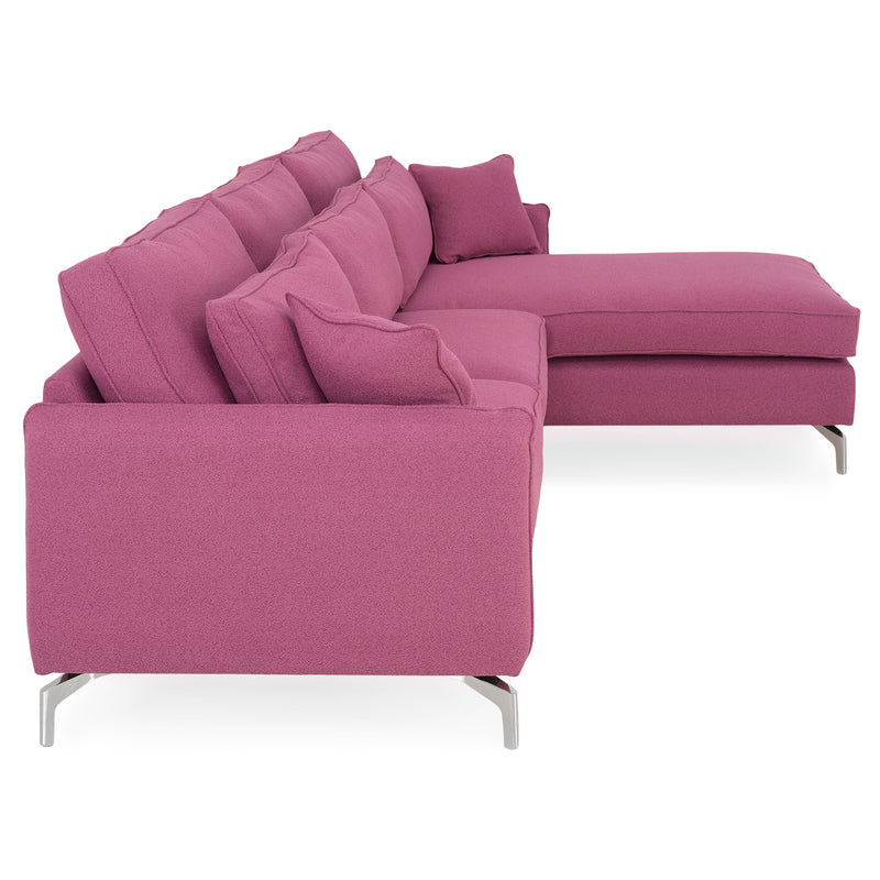 DALINA Colțar cu șezlong stânga/dreapta, stofă