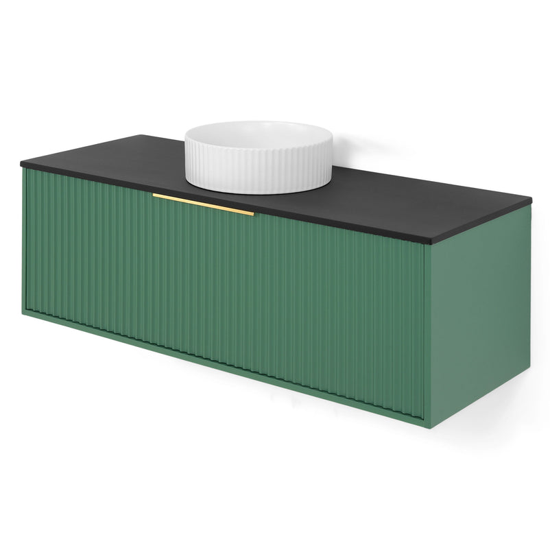 HORIK Set mobilier baie, mască lavoar, top lavoar, lavoar ceramic și oglindă