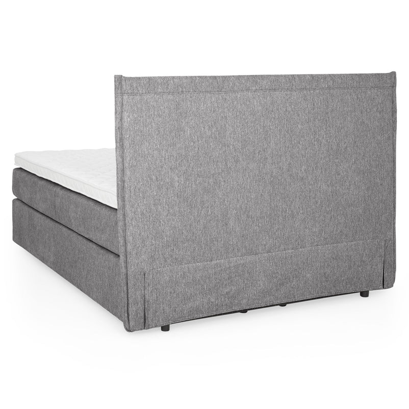 CARLINI Pat tapițat 160x200 cm, saltea și topper incluse