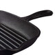 BLACK Tigaie grill, fontă, L.27cm