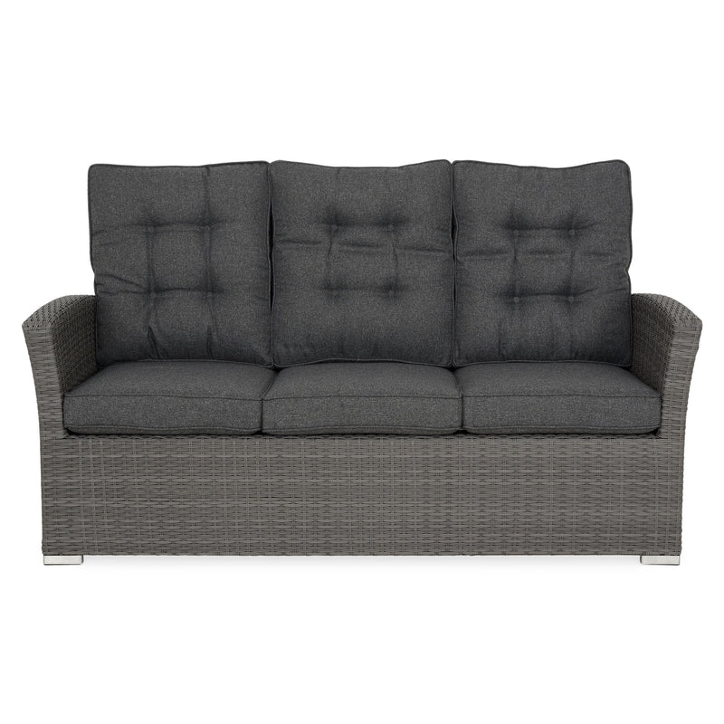 MARACAY Set mobilier terasă/grădină, 2 fotolii, canapea și masă