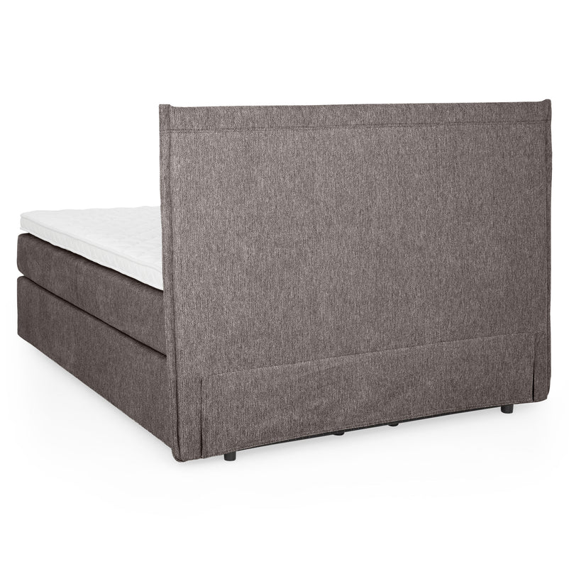 CARLINI Pat tapițat 160x200 cm, saltea și topper incluse