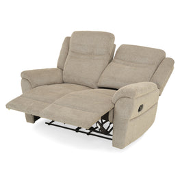GEORGIA Canapea 2 locuri, reclinere manuale, stofă