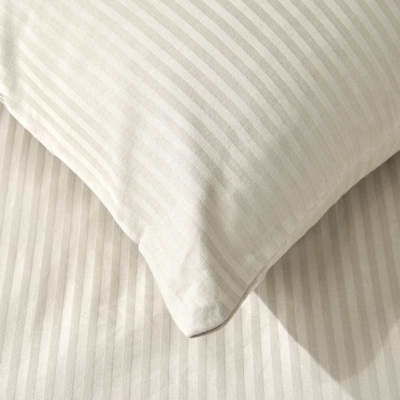 SATIN STRIPE Set așternut 3 piese, 140x220cm