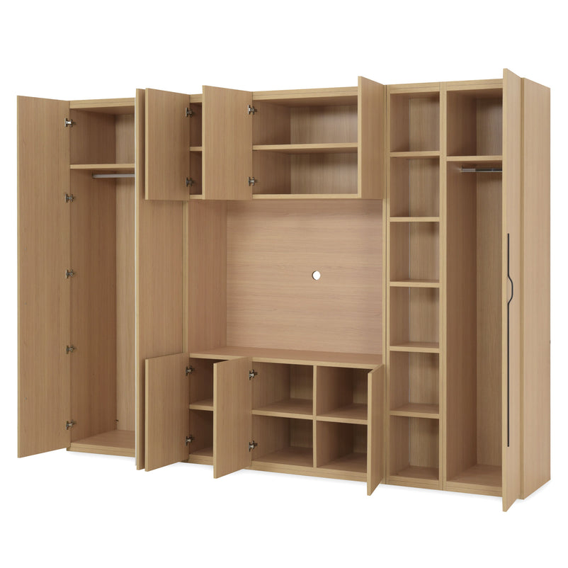 COMPACT Dressing 9 uși, spațiu TV