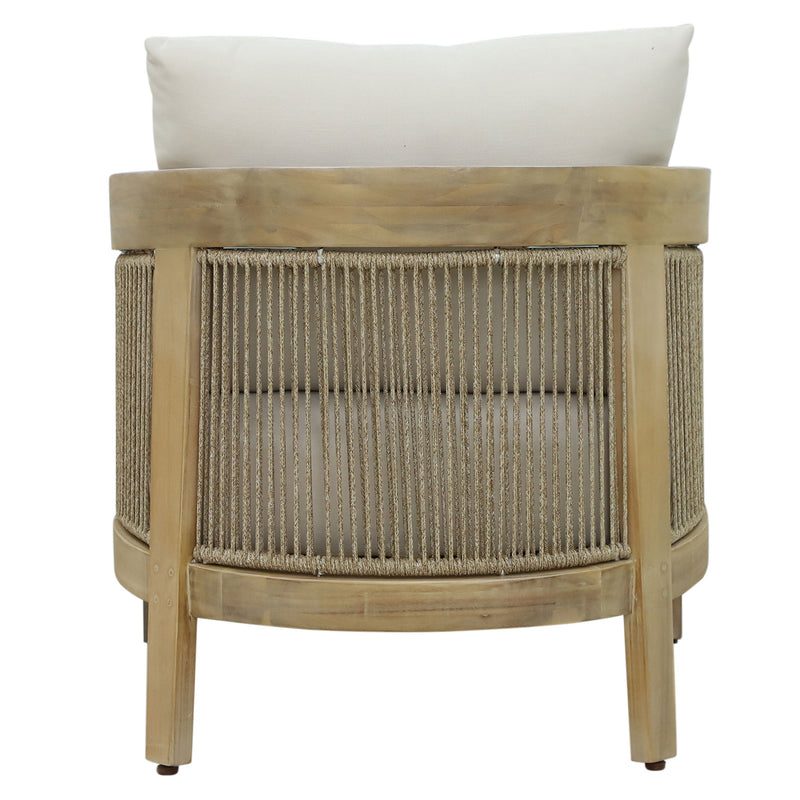 OLIVE Set mobilier terasă/grădină, 2 fotolii și măsuță