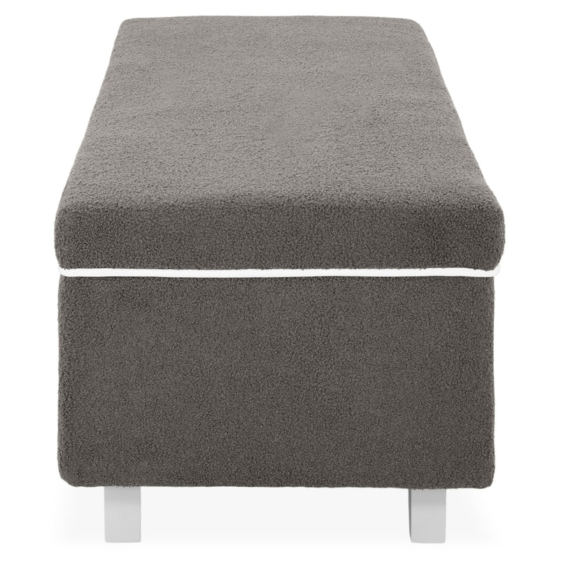 KOLLE Banchetă, ladă depozitare inclusă, stofă