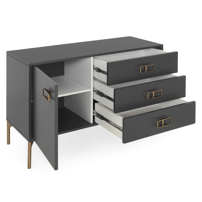 ONIX Comodă 1 ușă, 3 sertare