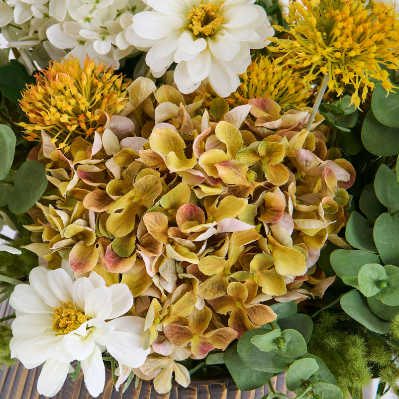 ZINNIA Aranjament flori artificiale