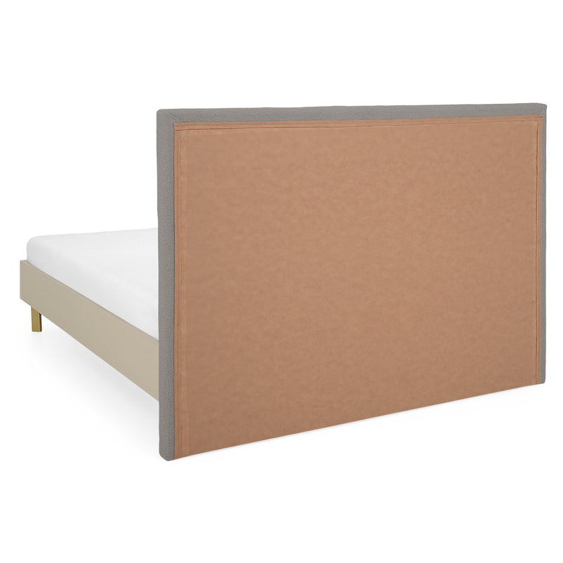 RING Pat cu tăblie tapițată 160x200cm, somieră inclusă