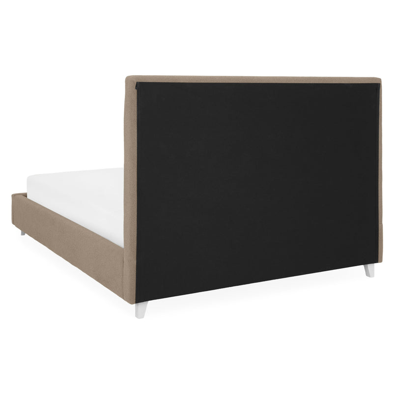 KOLLE Pat tapițat, 160x200cm, somieră și ladă depozitare incluse