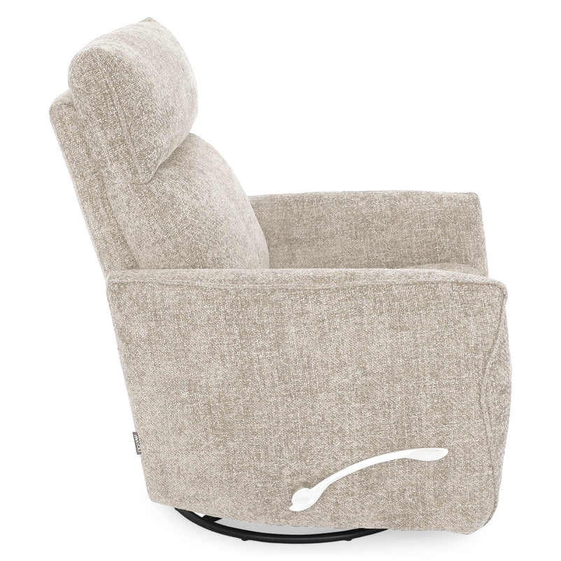 KERSEY Fotoliu rotativ, recliner manual, stofă