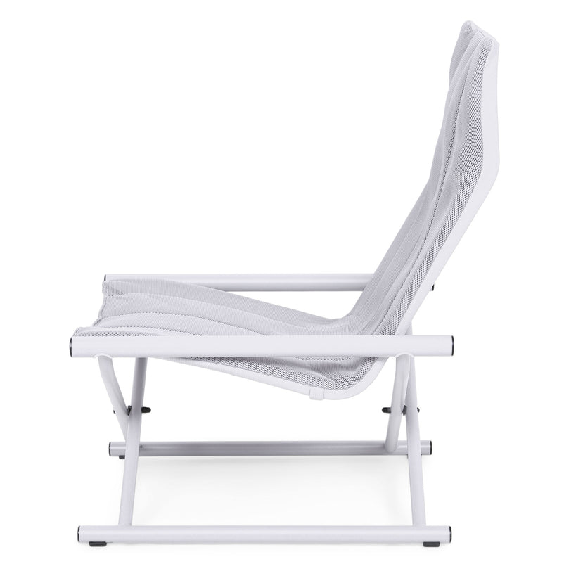 TELAVI Set mobilier terasă/grădină, fotoliu și taburet