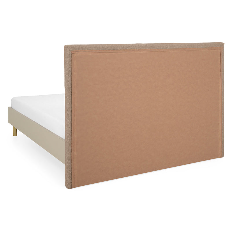 RING Pat cu tăblie tapițată 160x200cm, somieră inclusă