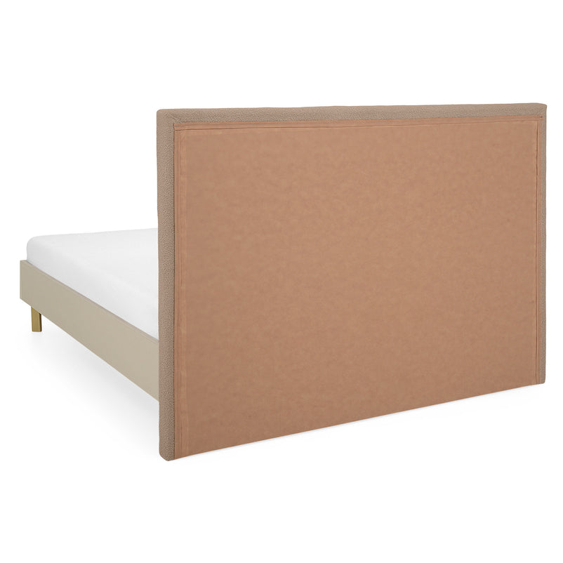 RING Pat cu tăblie tapițată 160x200cm, somieră inclusă