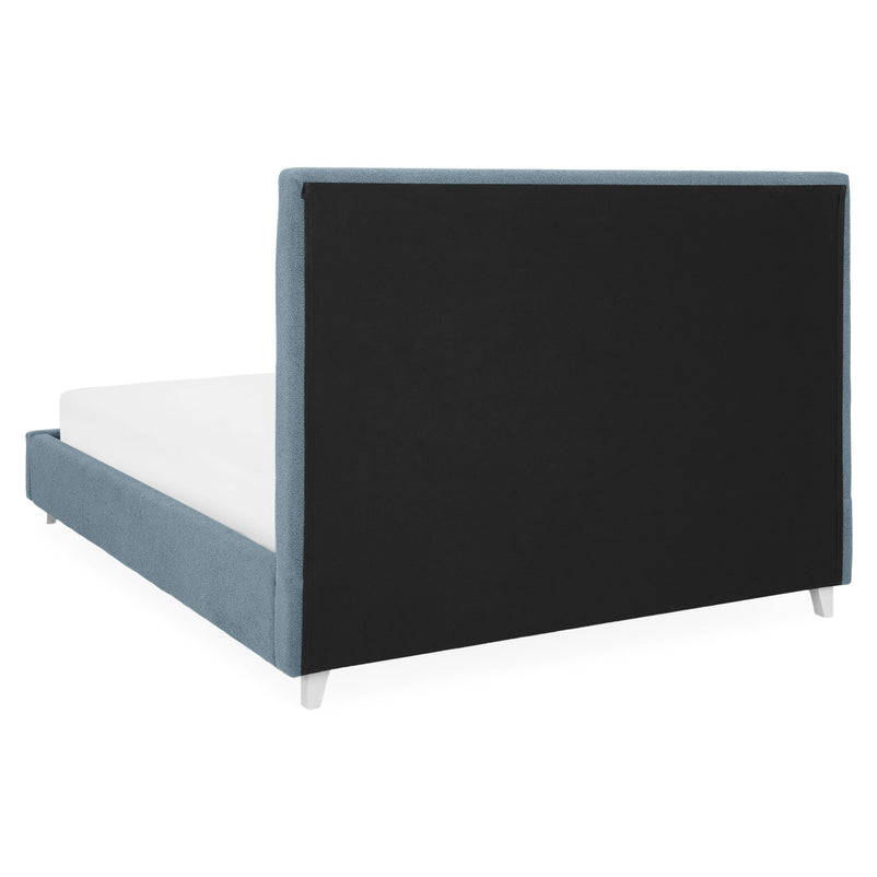 KOLLE Pat tapițat, 160x200cm, somieră și ladă depozitare incluse