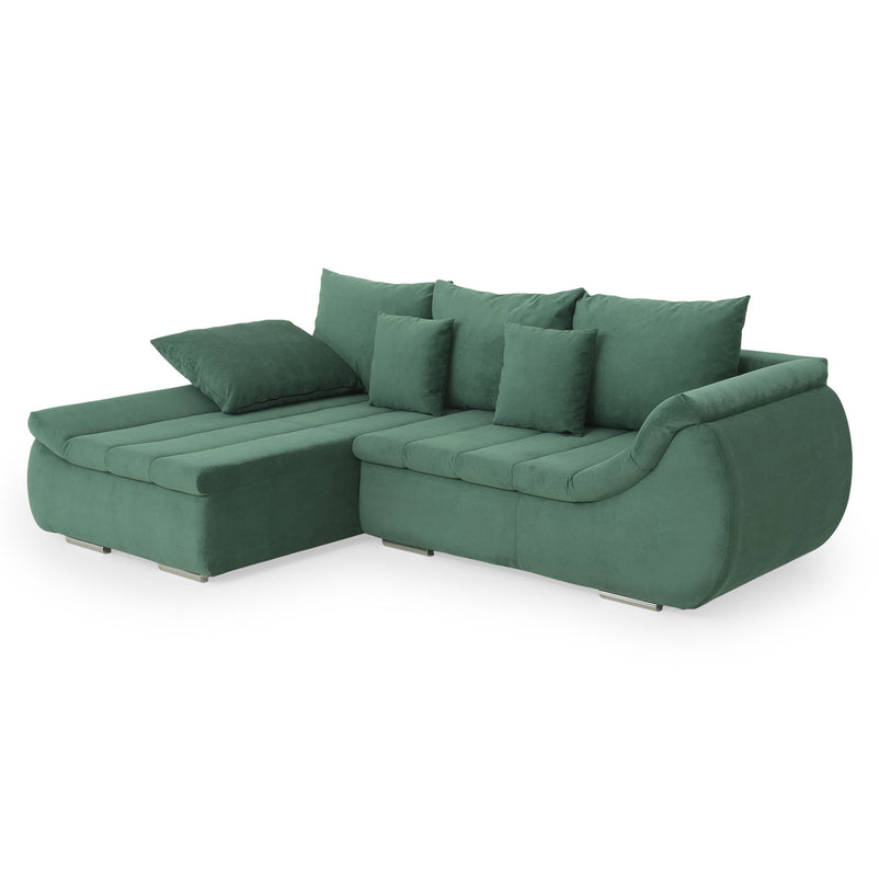 MINIDIAZ Canapea extensibilă, șezlong stânga/dreapta, stofă